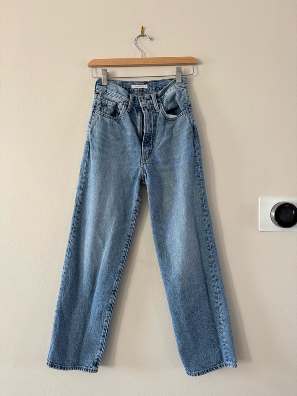 Levi's: Ribcage Straight Leg Jeans Light Blue